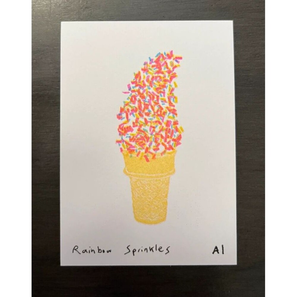 Ana Inciardi Mini Print - Rainbow Sprinkles
